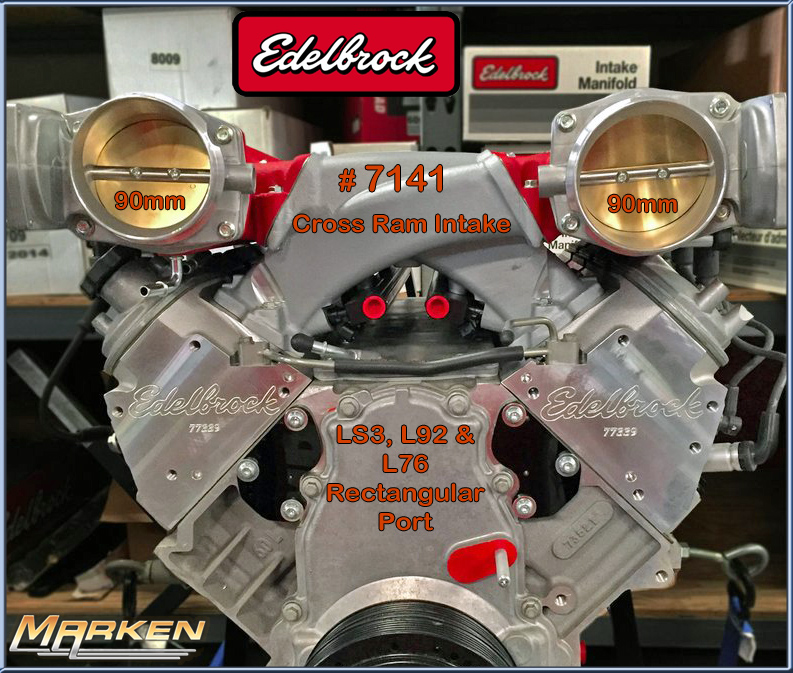 Edelbrock LS Cross Ram Intake Manifold 7141 is Perfect for Chevy Twin